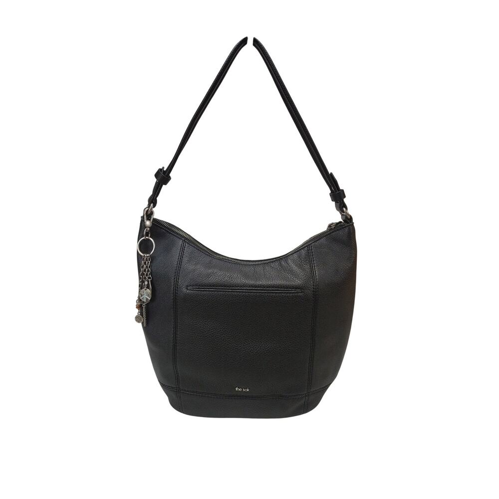 The Sak Sequoia Leather Hobo/Shoulder Bag-Black-NWOT